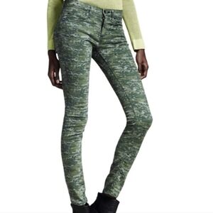 Rag & Bone Digital Camo Skinny Jeans, Size 28